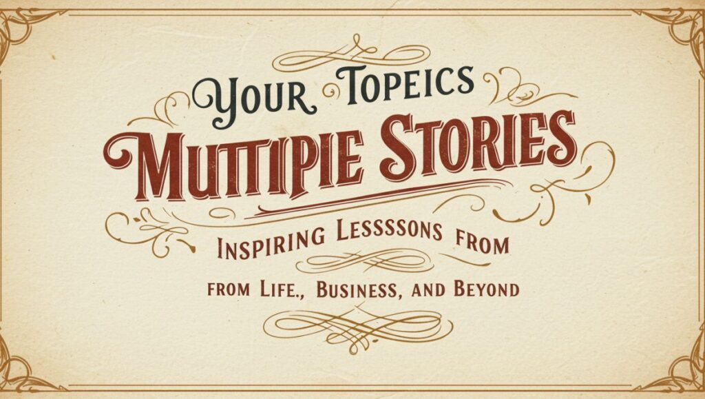 Your Topics Multiple Stories