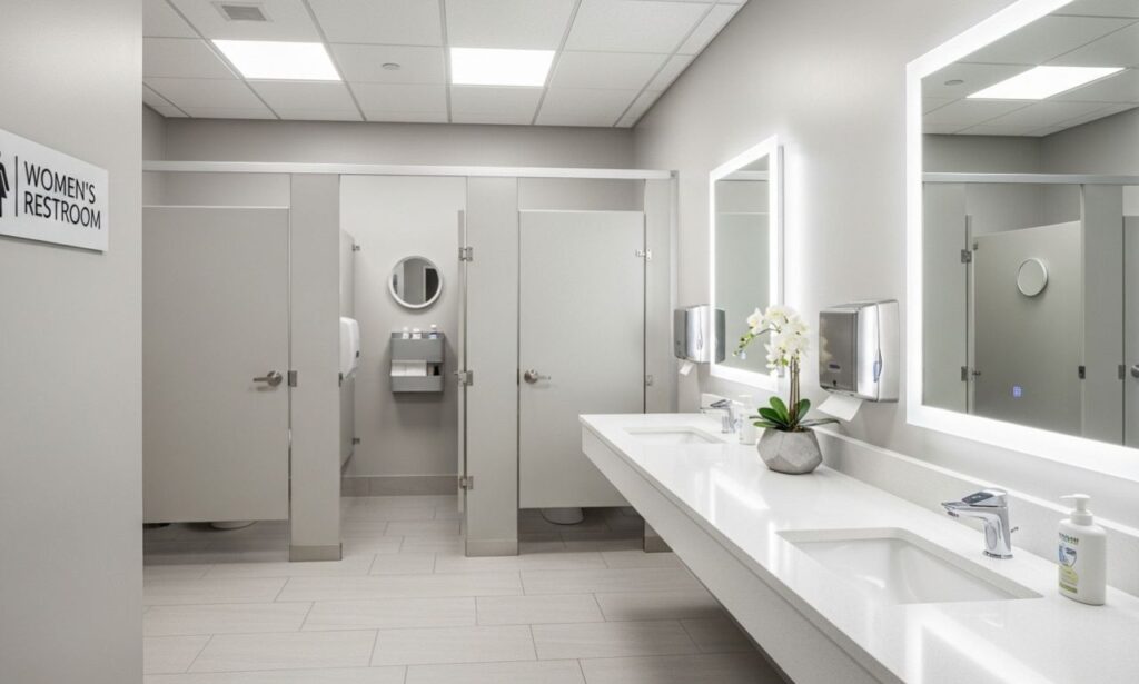 Modern Sqrwomensrestroom Design & User Experience