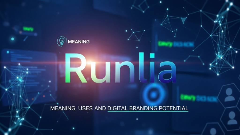 Runlia: Meaning, Uses, and Digital Branding Potential