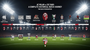 AC Milan vs SSC Bari Timeline